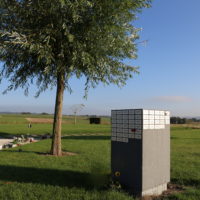 Dispersion sur la pelouse du souvenir